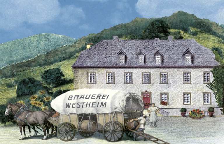 Brauerei Westheim Bild 1862